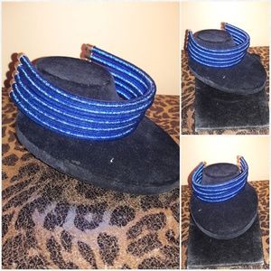 Choker set w/ Gold Ball Stud Earrings